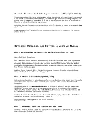 Managing strategic networks 2013 | DOC