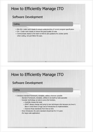 Managing successful ITO Project | PDF