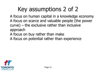 Page 10Key assumptions