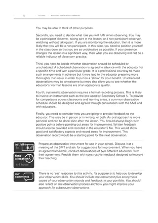 Managing teaching and learning: ACE School Management and Leadership ...