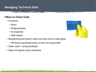 Managing Technical Debt | PDF