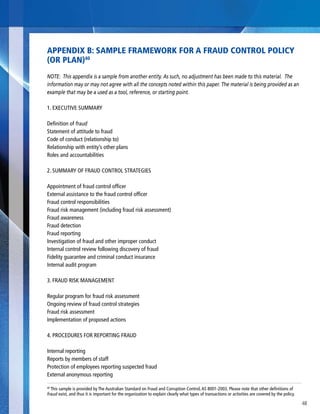 Managing The Business Risk Of Fraud | PDF