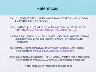 Managing the classroom while teaching small groups | PPTX