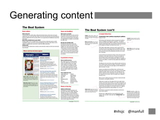 #nhsjc @manfull 
Generating content 
 