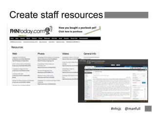 #nhsjc @manfull 
Create staff resources 
 