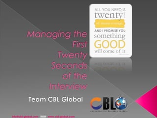 info@cbl-global.com IIIIIIII www.cbl-global.com
 