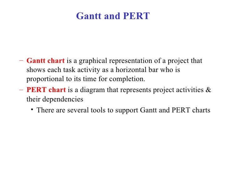 Difference Between Gantt Chart And Pert Chart