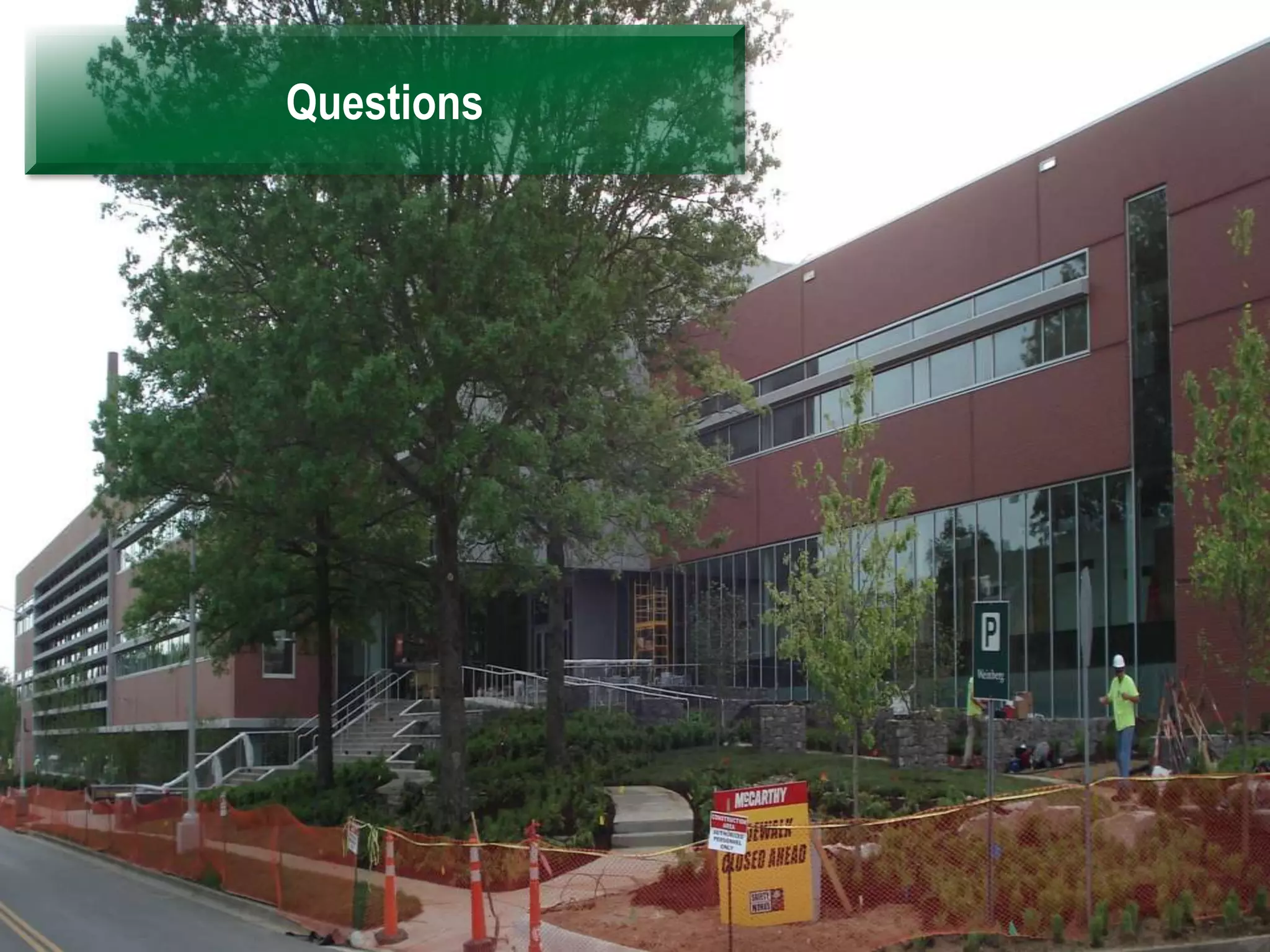 Questions




14   Managed by UT-Battelle
     for the U.S. Department of Energy               Tradeline - Research Facilities
 