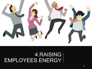 4.RAISING
EMPLOYEES ENERGY
 