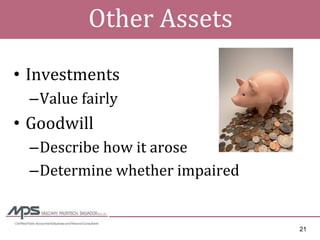 Managing Through The Downturn - Enhancing the Seller\'s Financial Statement Credibility