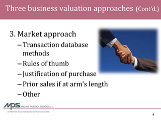 Managing Through The Downturn - Enhancing the Seller\'s Financial Statement Credibility