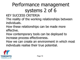 Page 17Performance management systems