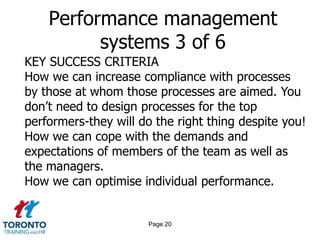 Page 18Performance management systems 1 of 6BUILDING A ROBUST PERFORMANCE MANAGEMENT SYSTEMDesignImplementationCapability enhancement