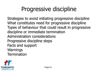 Page 41Helping poor performersSay somethingGive it to them straightCheck they understandMake a planHave hopeAvoid assumptionsShare your visionBe there