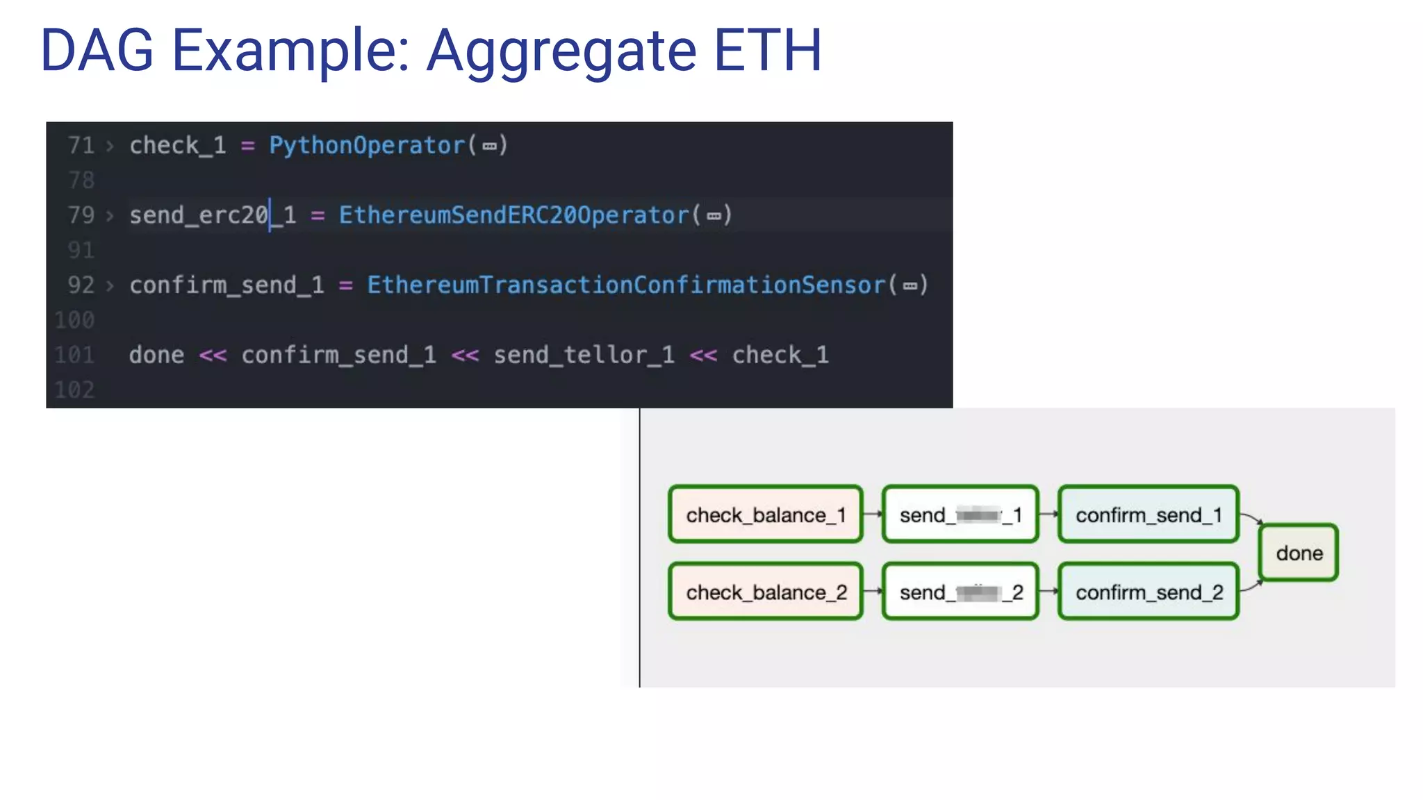 DAG Example: Aggregate ETH
 