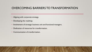Managing transformation and progress by Rohit Kaushik