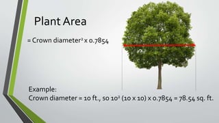 Plant factor for trees ranges from 0.5 to 0.8
Actualwaterloss,in/day
Reference water loss (ETo)
ETo: 4 -6” fescue turf,
10...