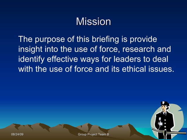 Managing Use Of Force 2 | PPT