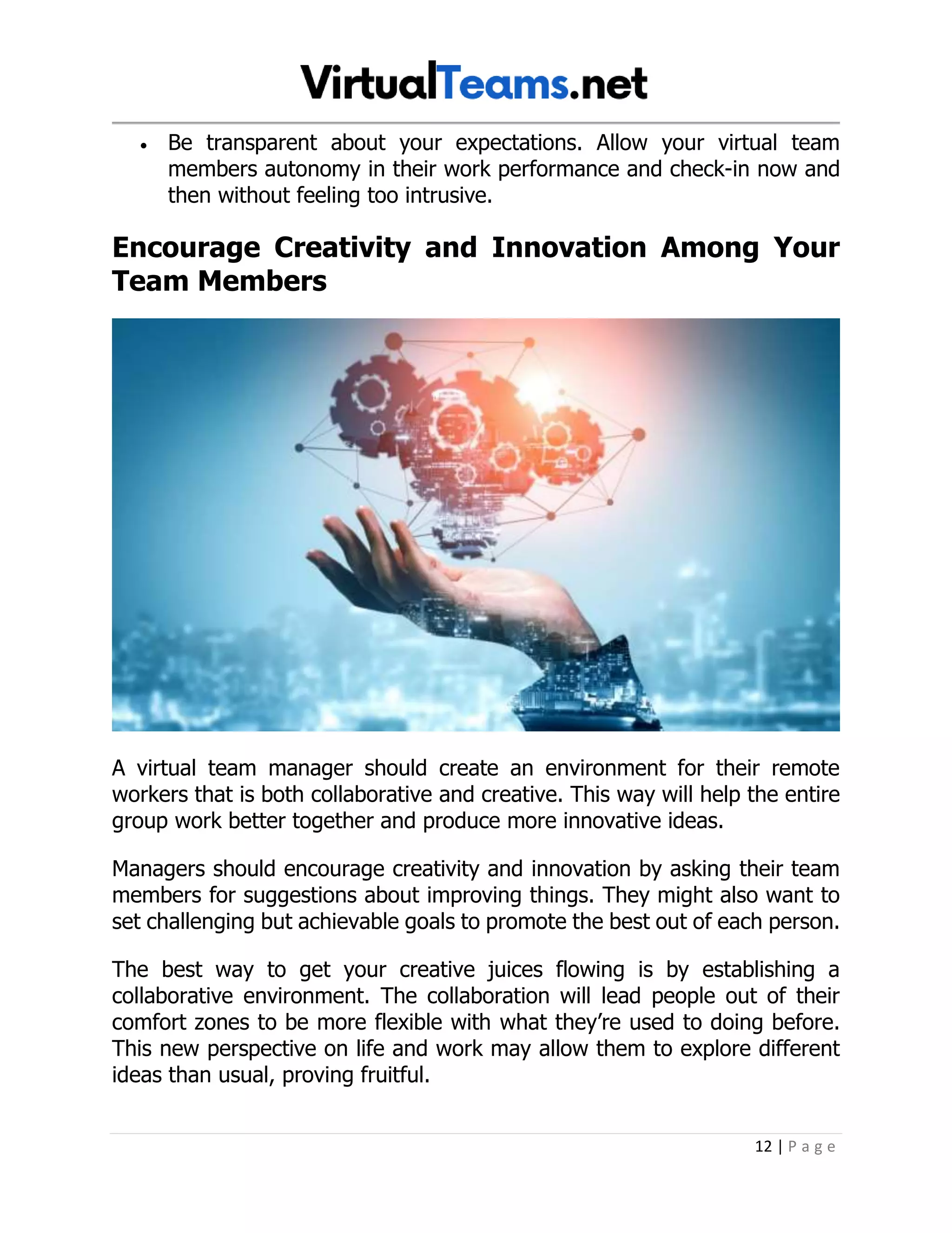 Managing Virtual Teams [The Ultimate Guide] | PDF