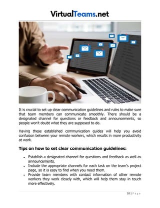 Managing Virtual Teams [The Ultimate Guide] | PDF