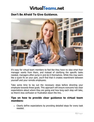 Managing Virtual Teams [The Ultimate Guide] | PDF