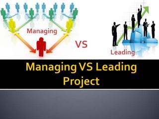 Managing VS Leading Managing VS Leading Project 