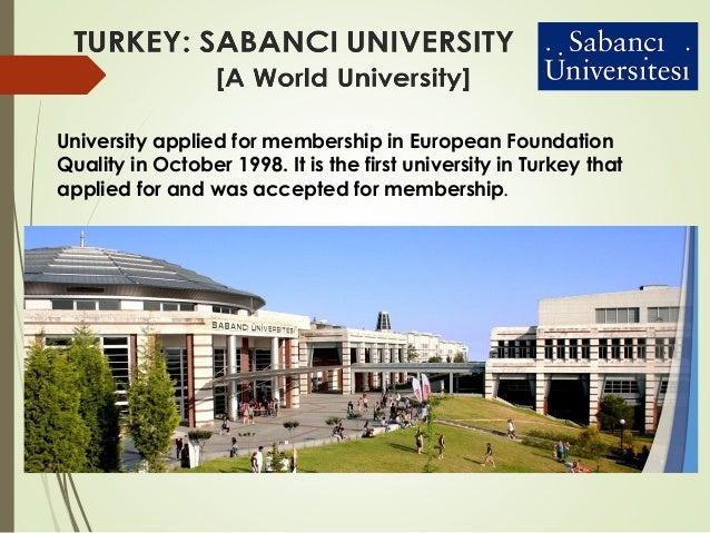 Sabanci University Faculty Of Engineering And Natural Sciences Sabanci University Faculty Of Engineering And Natural Sciences