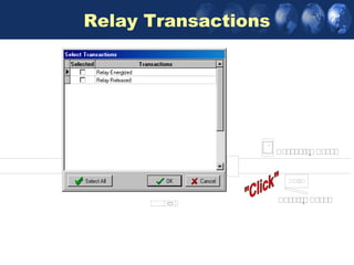 Relay Transactions




                       
                           


                       
                         


                       
                               
 
