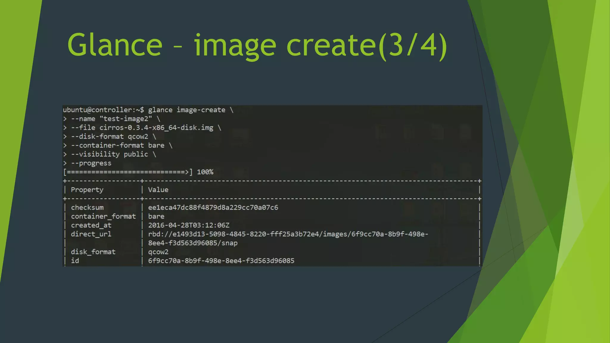 Glance – image create(3/4)
 