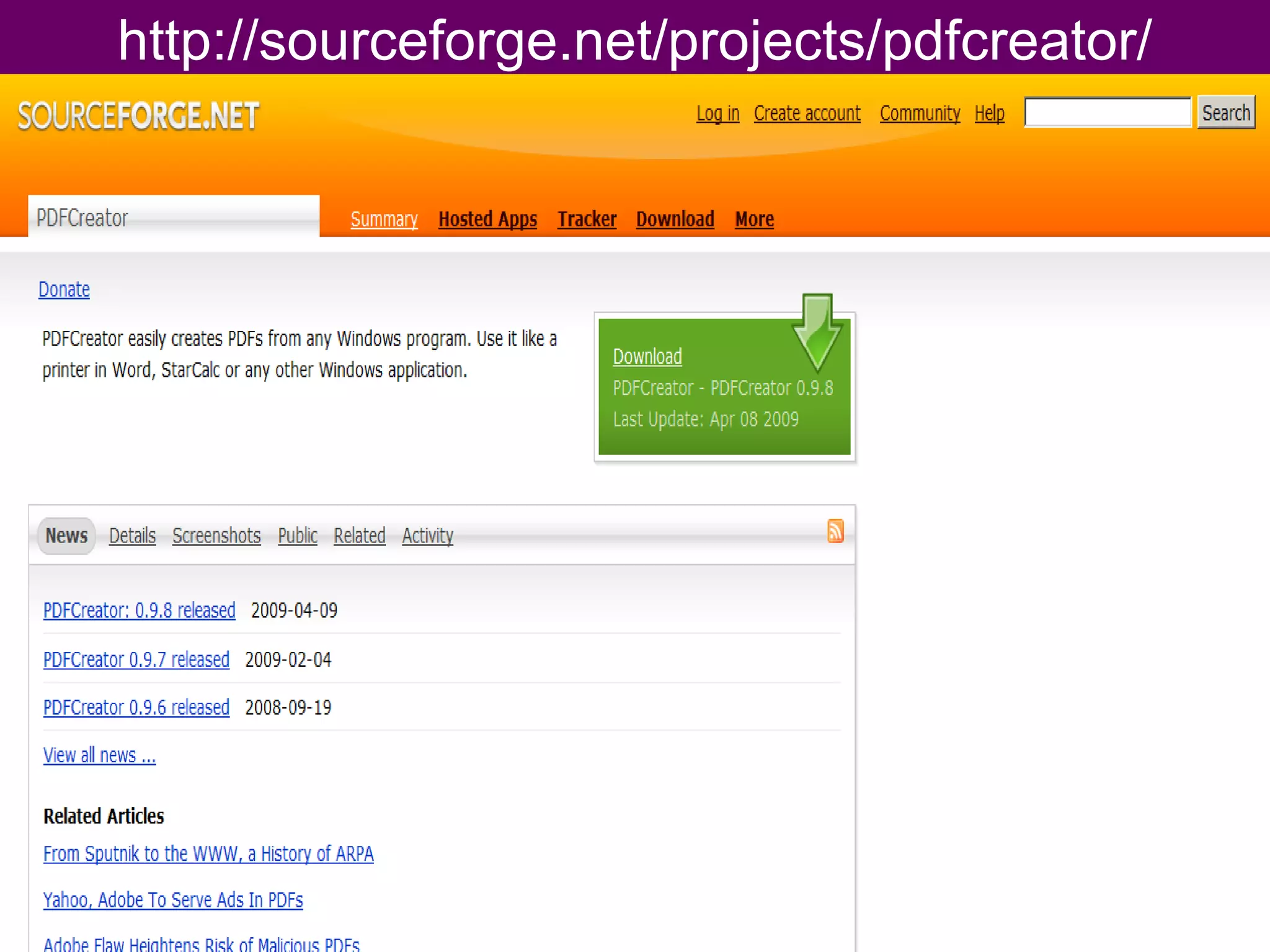 http://sourceforge.net/projects/pdfcreator/ 