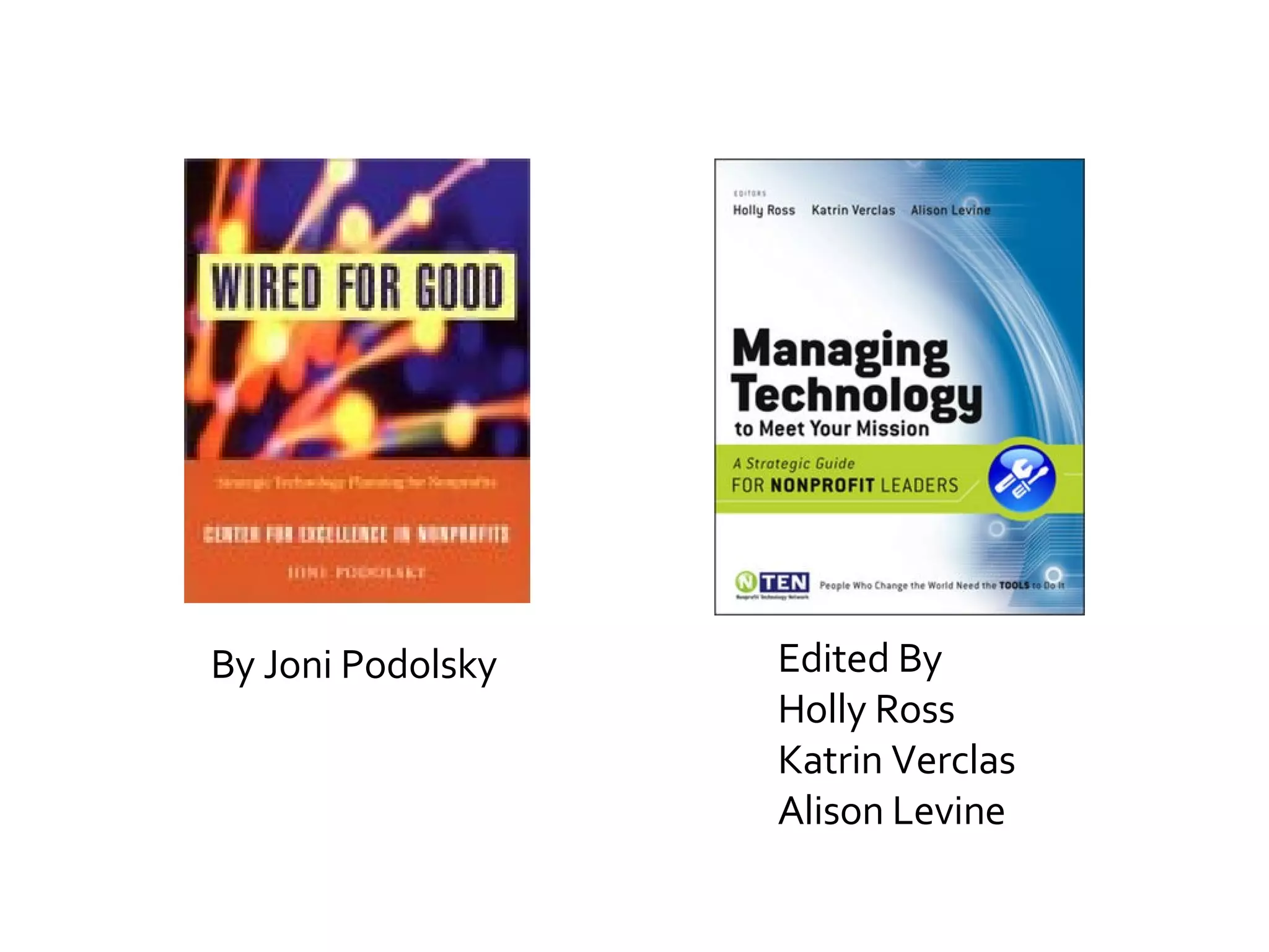 By Joni Podolsky Edited By  Holly Ross Katrin Verclas Alison Levine 