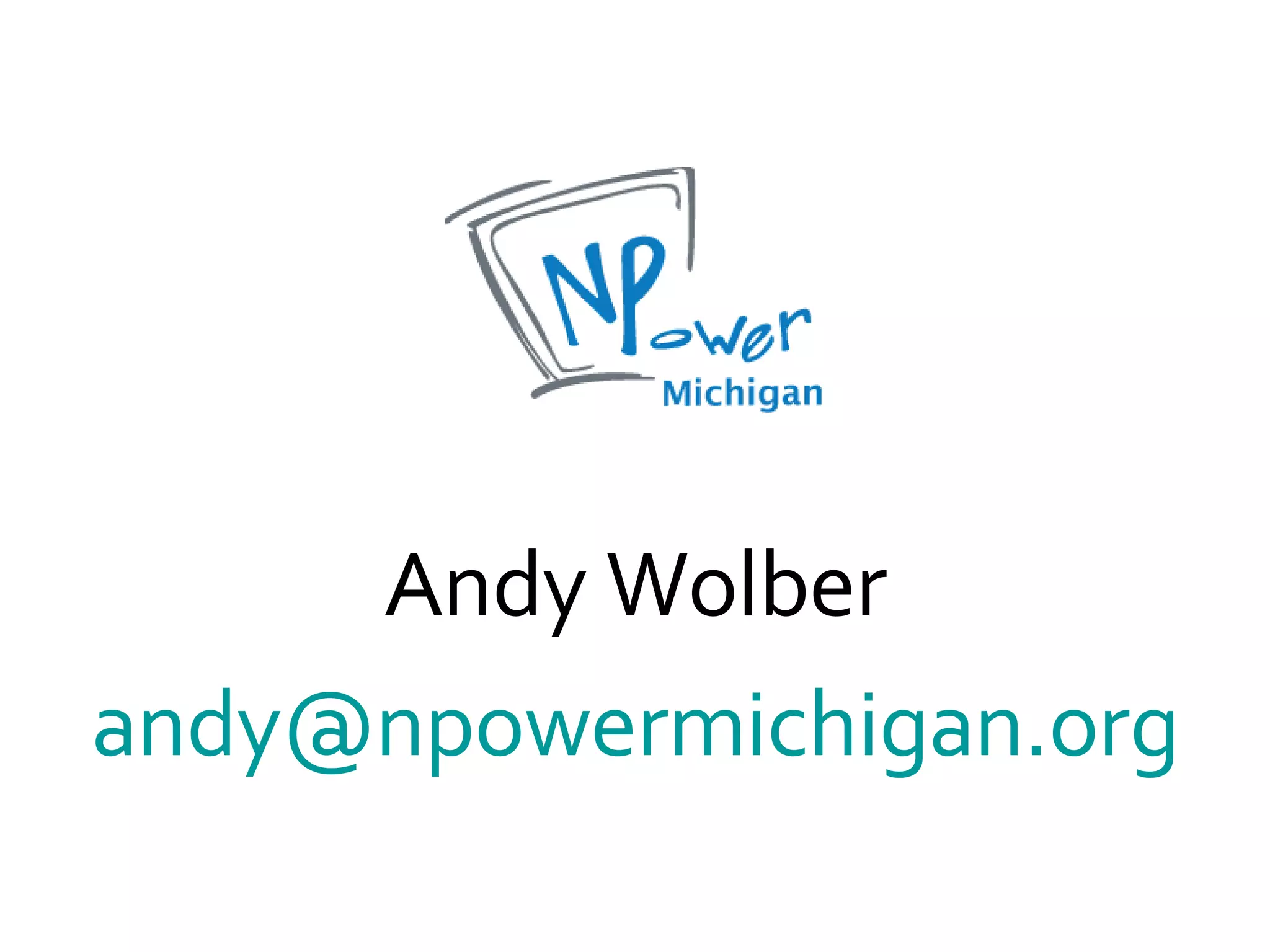 Andy Wolber [email_address] 