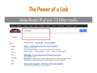 The Power of a Link
Adobe Reader #1 of over 2.3 billion results
 