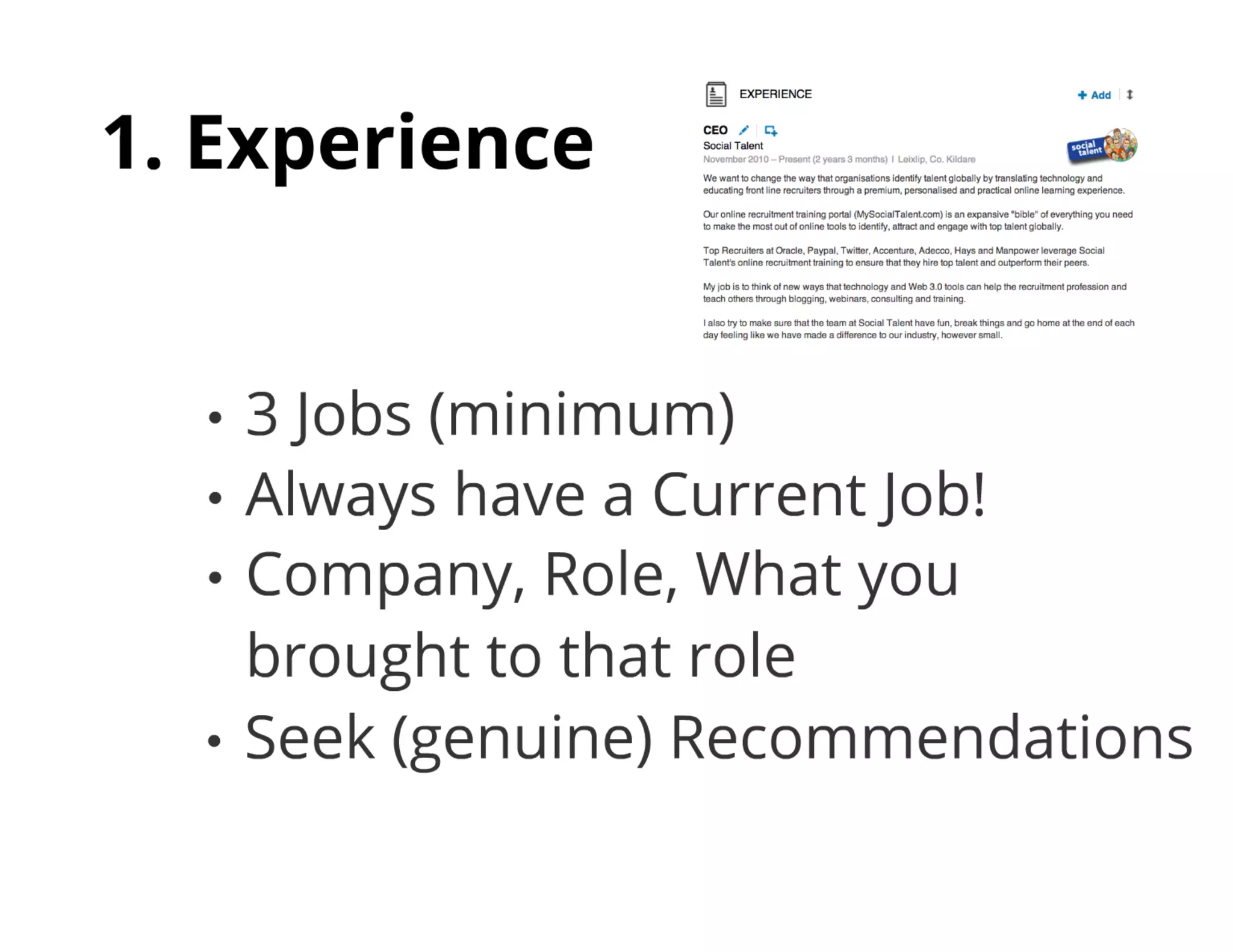 Managing your Social Footprint 2014