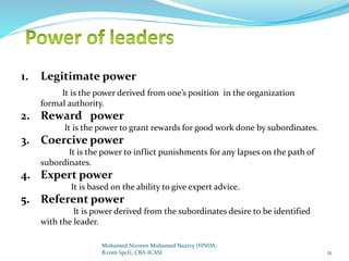 Legitimiate Power Examples Managment & Communication | PPTX