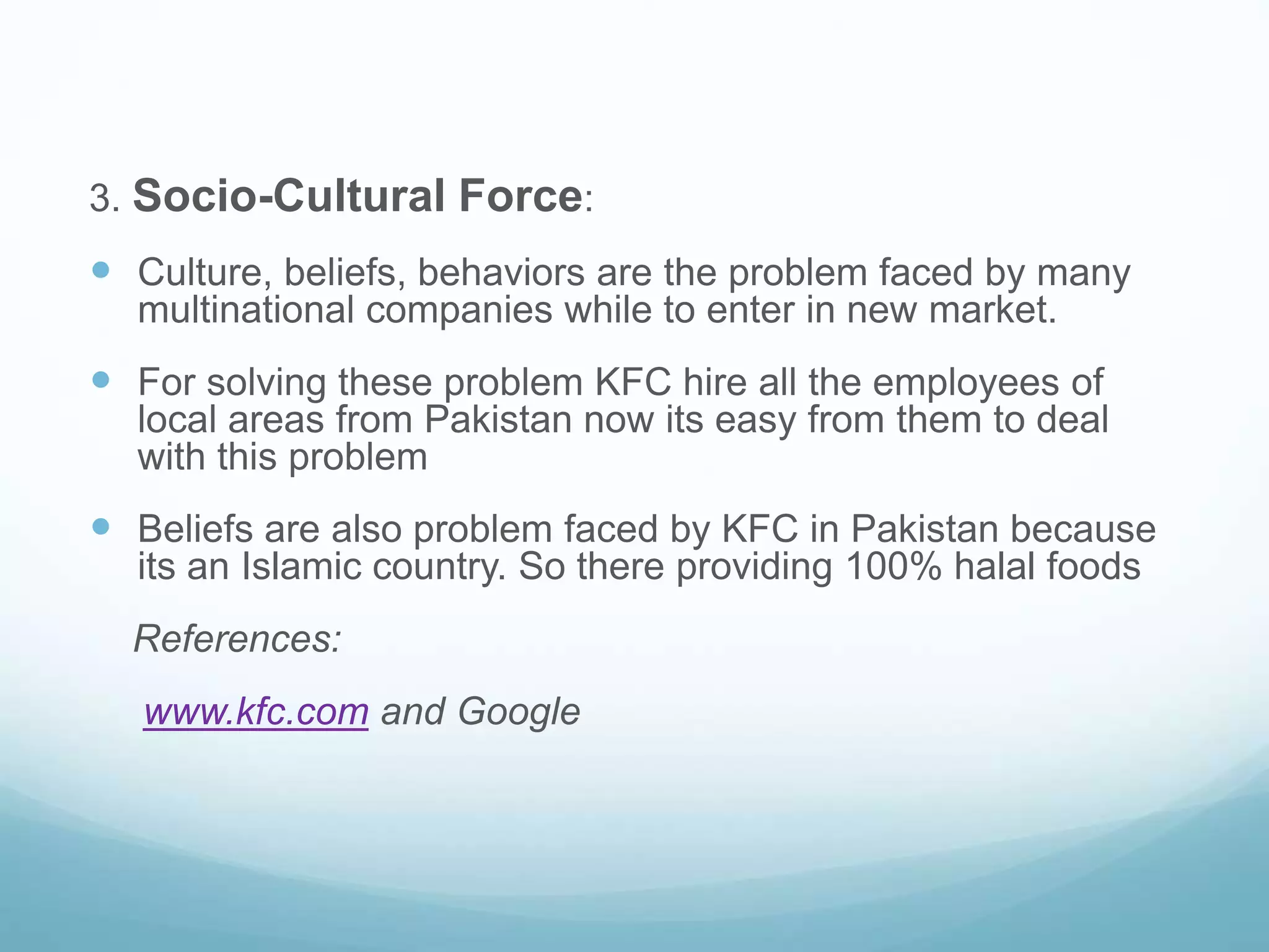 Task and General Environment of KFC in Pakistan | PPTX | Business ...
