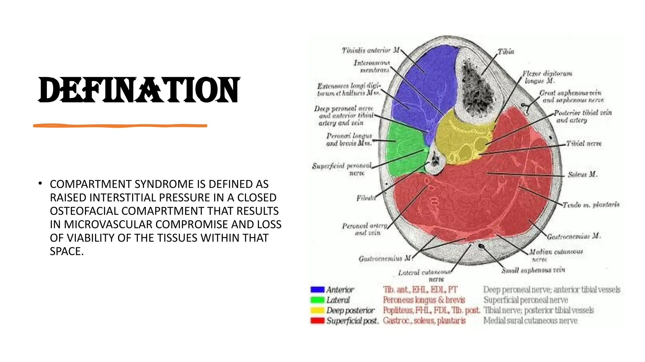 Managment of compartment syndrome. pptx | PPTX
