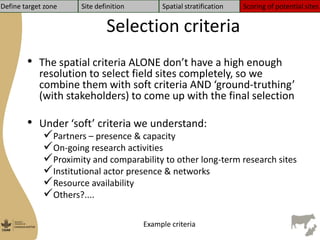 Managua sites selection Nicaragua