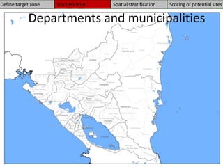 Managua sites selection Nicaragua