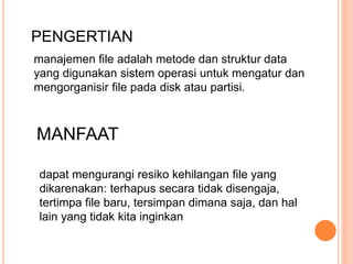 Manajemen file | PPTX