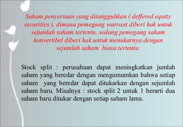 Sejumlah opsi saham biasa