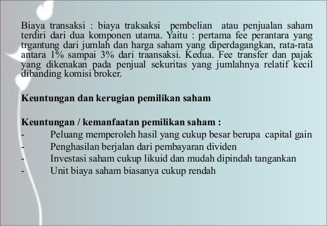 Opsi saham pajak penghasilan keuntungan