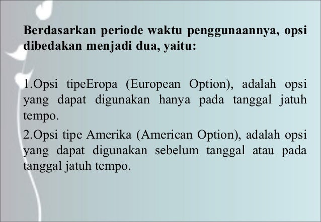 Tanggal kadaluwarsa opsi saham