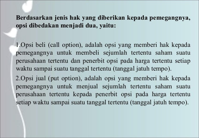 Tanggal kadaluwarsa opsi saham