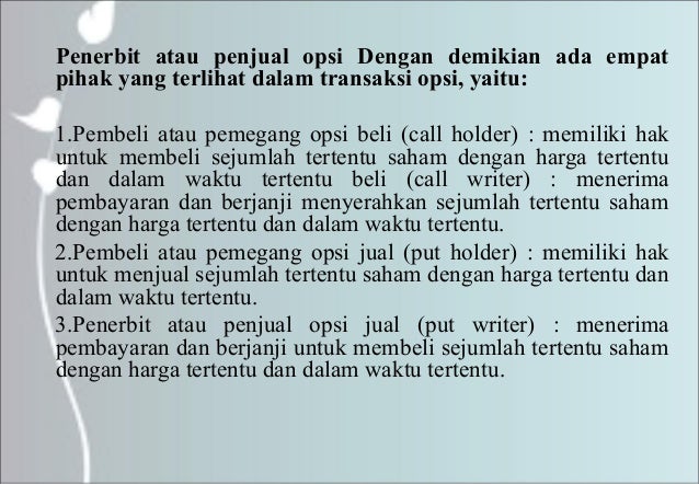 Tanggal kadaluwarsa opsi saham