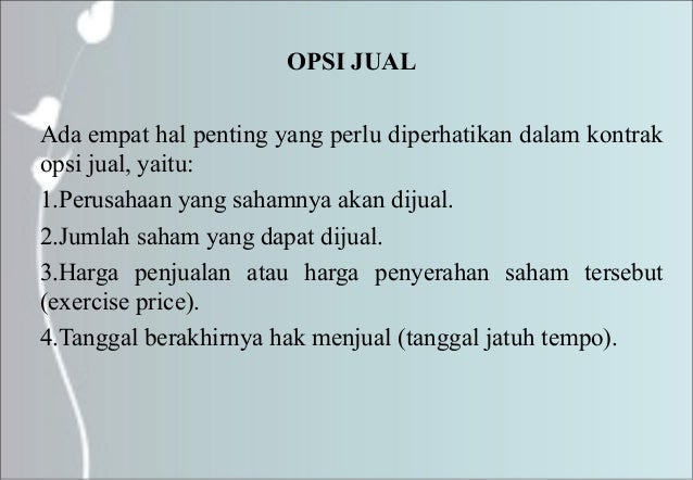 Tanggal kadaluwarsa opsi saham