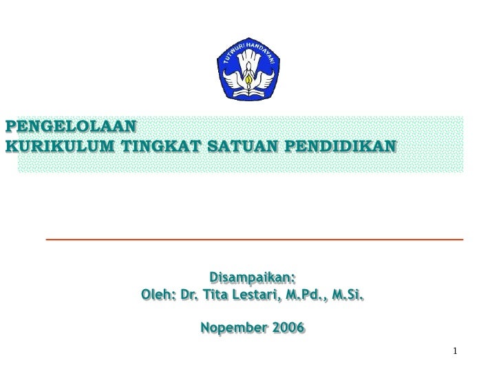 Manajemen Pengembangan Kurikulum