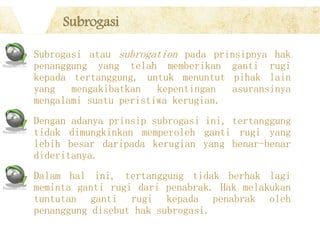 Manajemen asuransi | PPTX