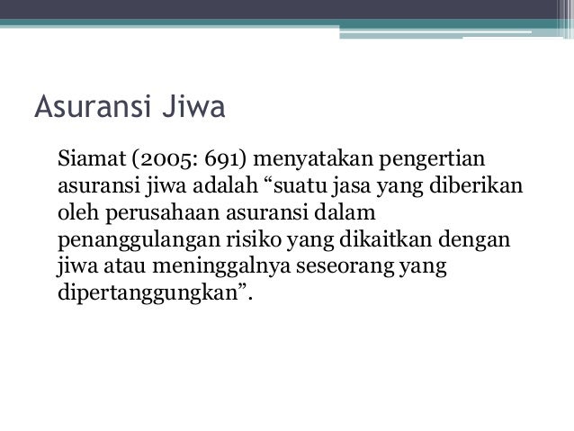 Manajemen Asuransi Ppt