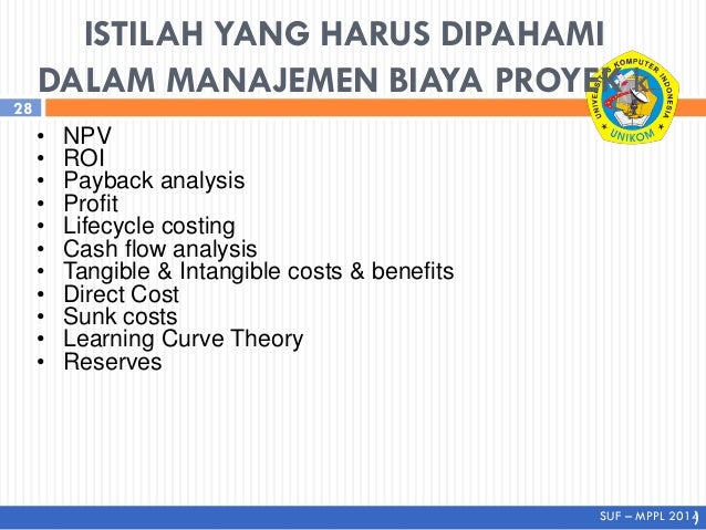 Manajemen biaya proyek